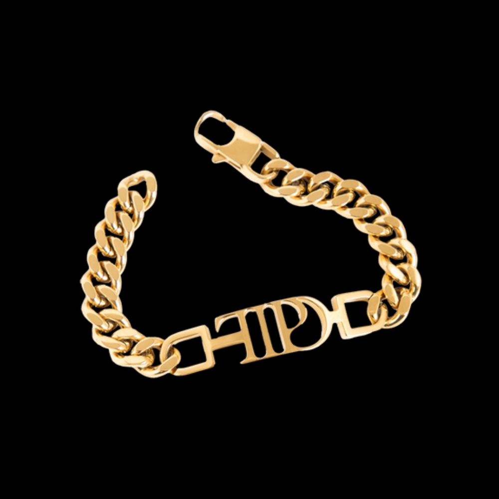 Taylor Swift The Tourtured Poets Department Gold Chain Bracelet